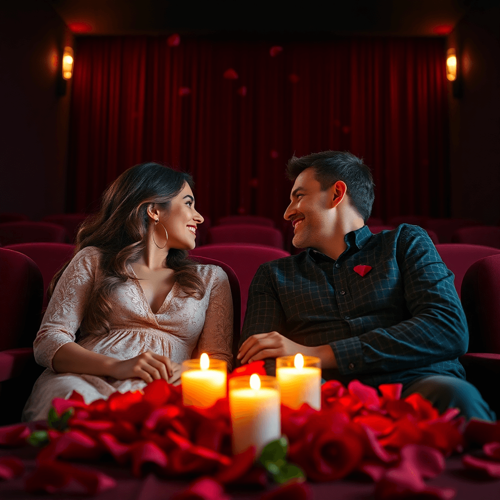 Romantic anniversary setup